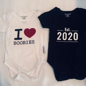 Funky Summer Onesies 2piece 6-9months